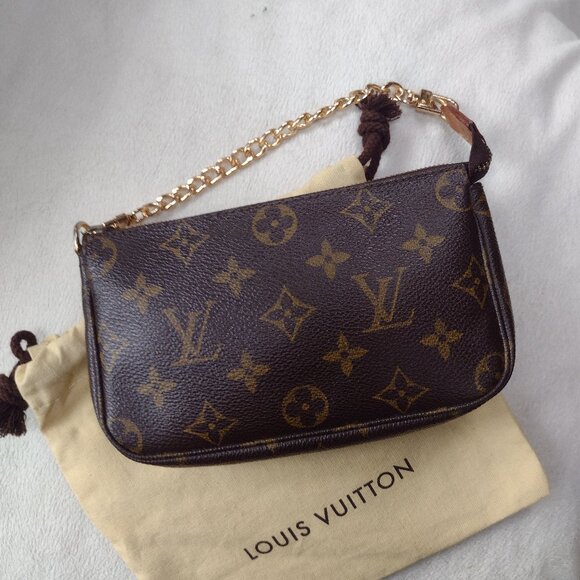 Louis Vuitton Brown and Gold Mini Bag - Picture 9 of 13